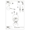 Grey ceiling lights by Sollux Lighting ORBIS 1