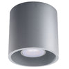 Grey Sollux Lighting Ceiling Lamp ORBIS 1 with modern design