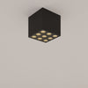 Minimalist ceiling lighting Sollux Lighting OZZY black LED
