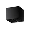 Contemporary Sollux Lighting OZZY black LED ceiling light
