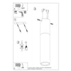 Scandinavian-style flush ceiling lights Sollux PABLO Black