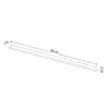 Sleek Large Flush Mount Ceiling Light Ceiling lamp PINNE 200 grey