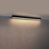 Modern flush light Sollux Lighting Ceiling lamp PINNE 90 black