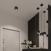 LED lights in Sollux Lighting Ceiling Lamp QUAD 1 Black