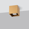 Modern Sollux Lighting Ceiling Lamp QUAD 1 Gold for Home

