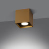 Brighten Your Room with Sollux Lighting Ceiling Lamp QUAD 1 Gold

