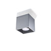 Flush mount ceiling light Sollux Lighting Ceiling Lamp QUAD 1 Grey