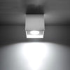Contemporary home accessories Sollux Lighting Ceiling Lamp QUAD 1 White