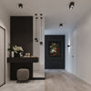 Sollux Lighting Ceiling Lamp QUAD 2 Black ceiling light for modern decor