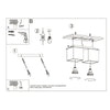 Ceiling lamp QUAD 2 grey
