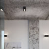 Flush mount ceiling light with Sollux Lighting Ceiling Lamp QUAD black