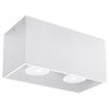 Flush mount ceiling light with Sollux Lighting Ceiling Lamp QUAD White