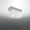 Modern flush ceiling lights with Sollux Lighting Ceiling Lamp QUAD White