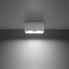 Led lights by Sollux Lighting Ceiling Lamp QUAD White