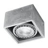 Stylish flush ceiling lamp Sollux Lighting Ceiling Lamp QUATRO 1 Concrete