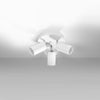Modern Sollux Lighting Ceiling lamp RING 3P white with adjustable lights