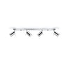 Semi flush ceiling lights Sollux Lighting  Ceiling lamp RING 4L chrome