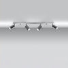 Led lights Sollux Lighting Ceiling lamp RING 4L chrome