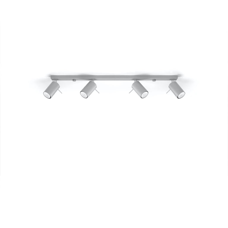 Sollux Lighting Ceiling Lamp RING 4L Grey