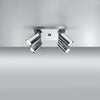 Modern lighting semi flush mount Sollux Lighting Ceiling lamp RING 4 chrome