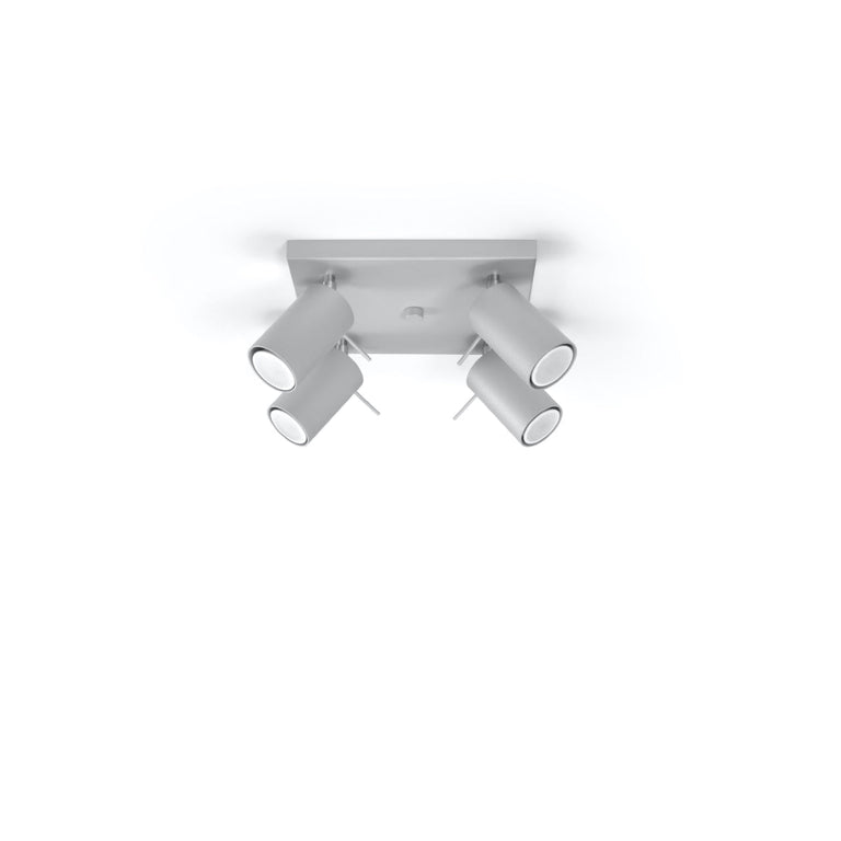 Sollux Lighting Ceiling Lamp RING 4 Grey