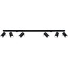 Contemporary lighting home accessories Sollux Lighting RING 6L black