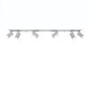 Elegant Sollux Lighting Ceiling lamp RING 6L grey for semi flush mount ceiling light.