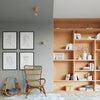 Versatile style that complements various interior designs Ceiling lamp SALGADO natural wood