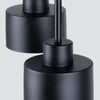 Scandinavian-inspired Sollux Lighting Ceiling Lamp SAVAR 3 black
