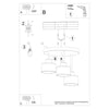 Industrial-style Sollux Lighting Ceiling Lamp SAVAR 3 black