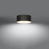 Elegant flush ceiling lamp by Sollux Lighting SKALA 30 black
