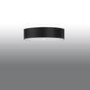 Stylish flush ceiling lamp Sollux Lighting Ceiling lamp SKALA 50 black