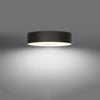 Modern flush mount ceiling light Sollux Lighting Ceiling lamp SKALA 50 black