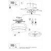 Universal flush mount light Sollux Lighting Ceiling lamp SKALA 50 black