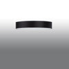 Bright flush mount light Sollux Lighting Ceiling lamp SKALA 80 black