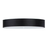 Versatile flush ceiling light Sollux Lighting Ceiling lamp SKALA 80 black