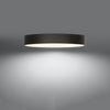 Contemporary flush mount ceiling light Sollux Lighting Ceiling lamp SKALA 90 black