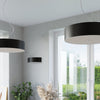 Elegant flush ceiling lights Sollux Lighting Ceiling lamp SKALA 90 black