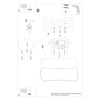 Smooth wave-shaped flush ceiling lights Sollux Lighting SQUARE 1 White
