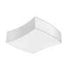 Modern lighting design with Sollux Lighting Ceiling Lamp SQUARE 1 White
