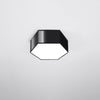 Contemporary ceiling light design Sollux Lighting Ceiling lamp SUNDE 11 black