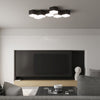 Modern flush mount ceiling light Sollux Lighting Ceiling lamp SUNDE 15 black