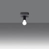 Durable gray ceiling light TAVO 1 for stylish modern spaces