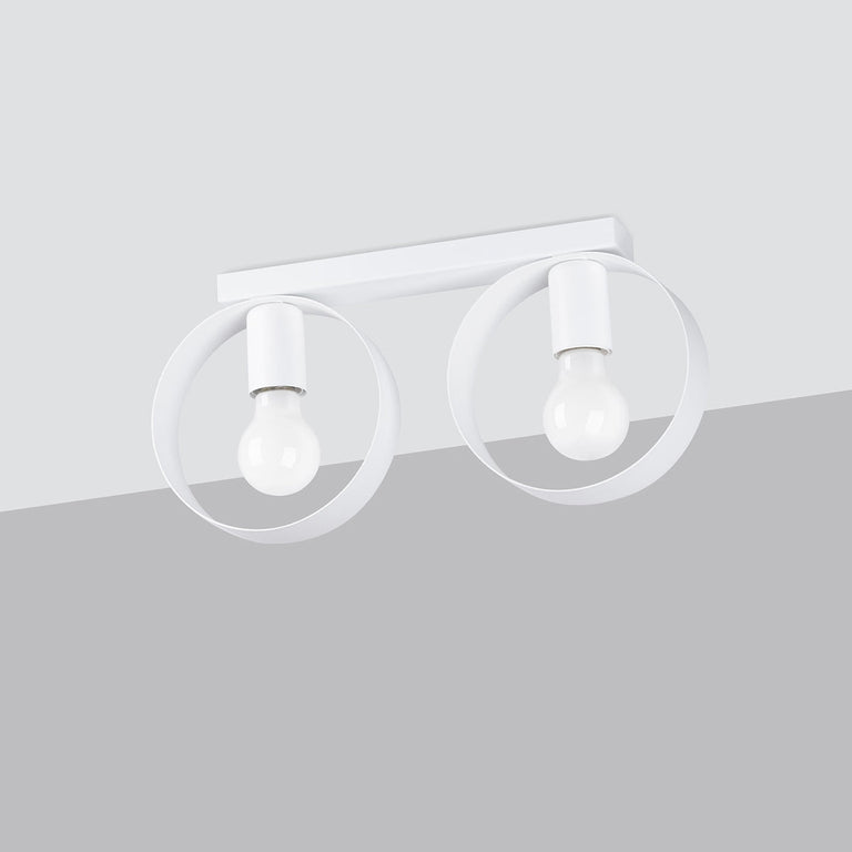 Sollux Lighting Ceiling Lamp TITRAN 2 White