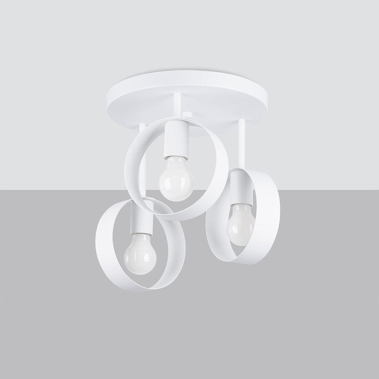 Sollux Lighting Ceiling Lamp TITRAN 3 White