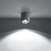LED ceiling light Sollux Lighting Ceiling Lamp TIUBE Grey for sleek home design