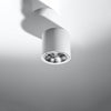 Sollux Lighting Ceiling Lamp TIUBE White as a versatile flush ceiling light for home accessories.
