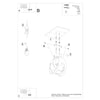 Suitable for both low and high ceilings Ceiling lamp TULOS black
