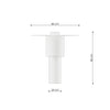 Brighten spaces with Sollux Lighting Ceiling Lamp TVAROR White
