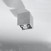 LED ceiling lights flush mount Sollux Lighting Ceiling lamp VALDE concrete